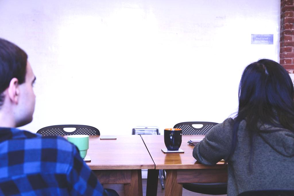 Group of diverse people collaborating in a modern workspace