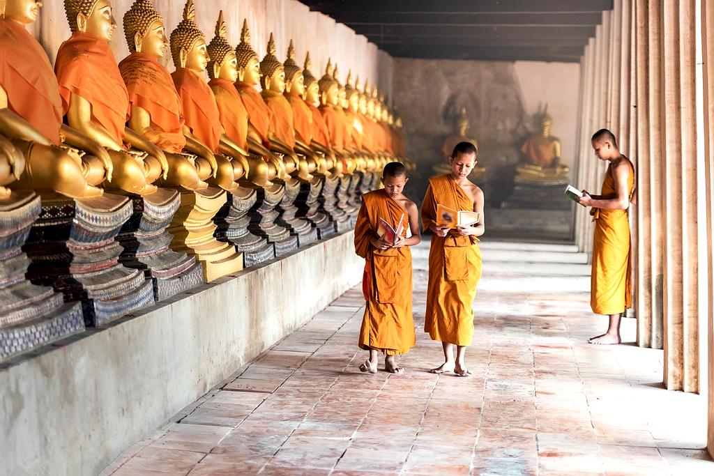 Young woman meditating in nature for mindfulness practice